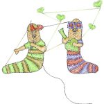 Worms Playing Music Design EA22559