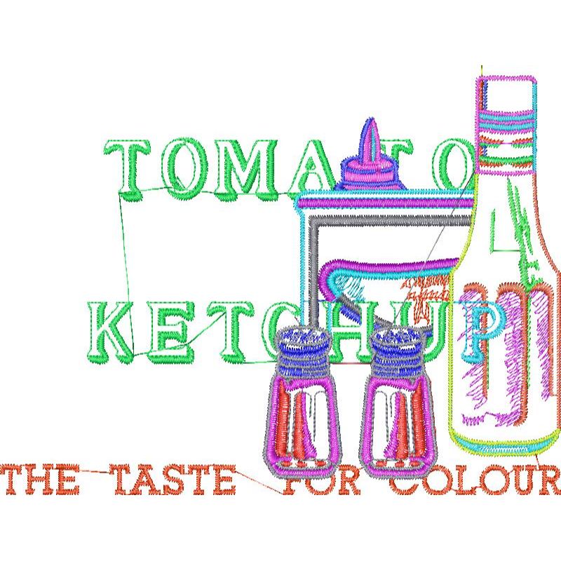 S_12136-1.jpg Tomato Ketchup Design EA24115 - Image 1