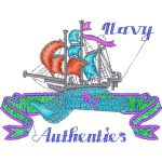 Navy Authentic Design EA23303