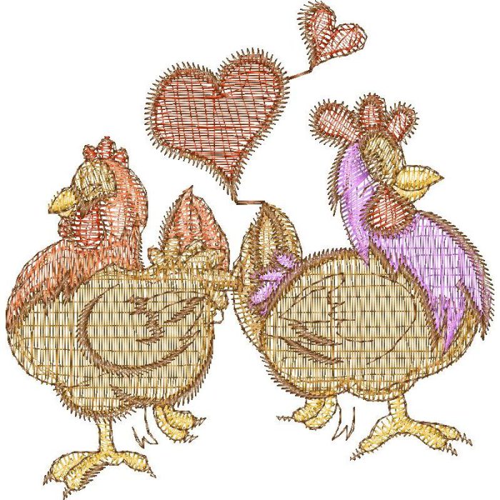 Chickens Design EA20209 - Image 1
