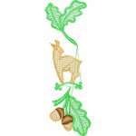 Goat and Acorns Design EA21994
