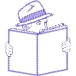 Man Reading Newspaper Design EA24518