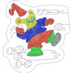 Santa Bear Design EA20787