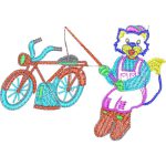 Cat Fishing Design EA20868