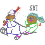Animal Skiers Design EA20874