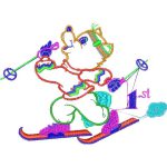 Fox Skier Design EA20875