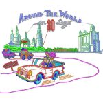 Around The World In 80 Days Design EA24162