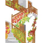 Flowers Ethnic Design EA21575