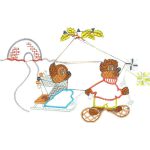 Squirrels in Snow Design EA20893