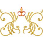 Fleur De Lis Design EA24175