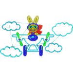 Rabbit on Airplane Design EA20935