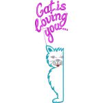 Cat is loving you Design EA24177