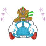 Bear Driving Car Design EA20947