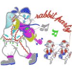 Rabbit Party Design EA20971