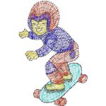 Boy Skating Design EA22635