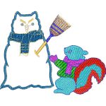 Snowowl and Squirrel Design EA21016