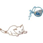 Cat and Fish Design EA21031