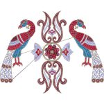 Peacocks Ethnic Design EA21635