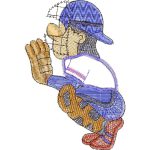 Baseball Player Design EA23741