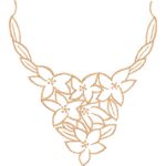 Flower Motif-Necklaces Design EA23165