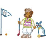 Mouse Golfer Design EA21040