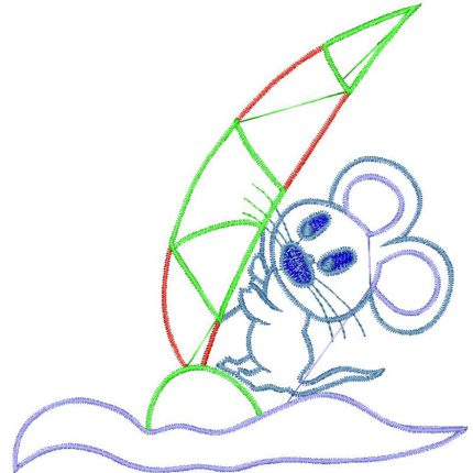 Mouse Windsurfing Design EA23423