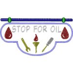 Stop For Oil Sign Design EA23927