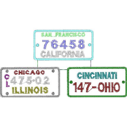 Car License Plates Design EA23928