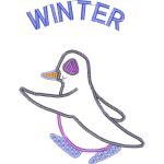 Winter Penguin Design EA20304