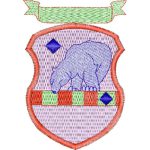 Bear Emblem Design EA22717
