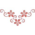 Flower Motif-Necklaces Design EA23180