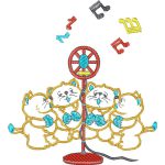 Cats Singing Design EA21143