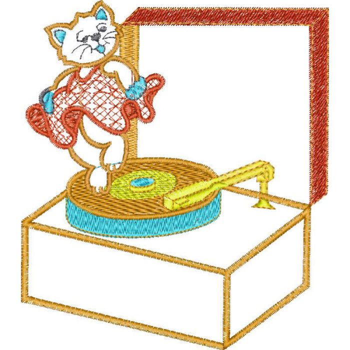 Cat Dancing Design EA21144 - Image 1