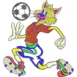 Football Cat Design EA23787