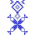 Flowers Ethnic Design EA21669