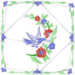 Bird Ethnic Design EA21678