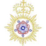 Flower Crown Emblem Design EA22781