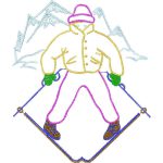 Skier Design EA23811