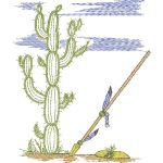 Indian Spear Ethnic Design EA21682