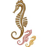 Seahorses Design EA21814