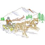 Sleigh Ethnic Design EA21684