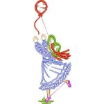 Girl with Balloon Design EA21197