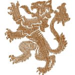 Lion Ethnic Design EA21686