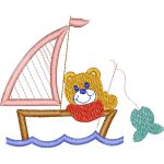 Bear Fishing Design EA22805