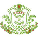 Queen Of Flowers Emblems Design EA21469