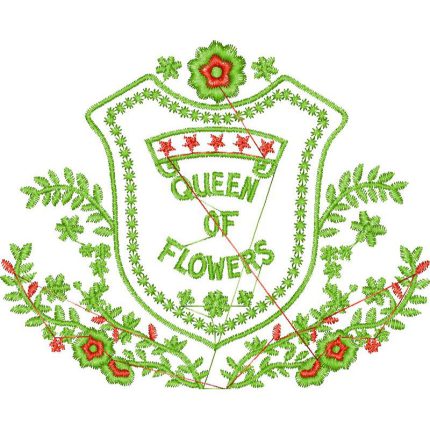Queen Of Flowers Emblems Design EA21469