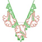 Flower Motif-Necklaces Design EA23192