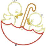 Ducks in Umbrella Design EA21229