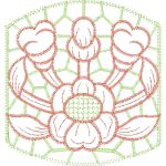 Flower Ethnic Design EA21700