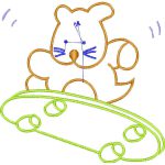 Rabbit Skating Design EA22846